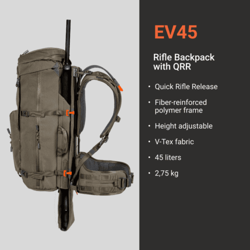 EV45 - Rifle Backpack with QRR